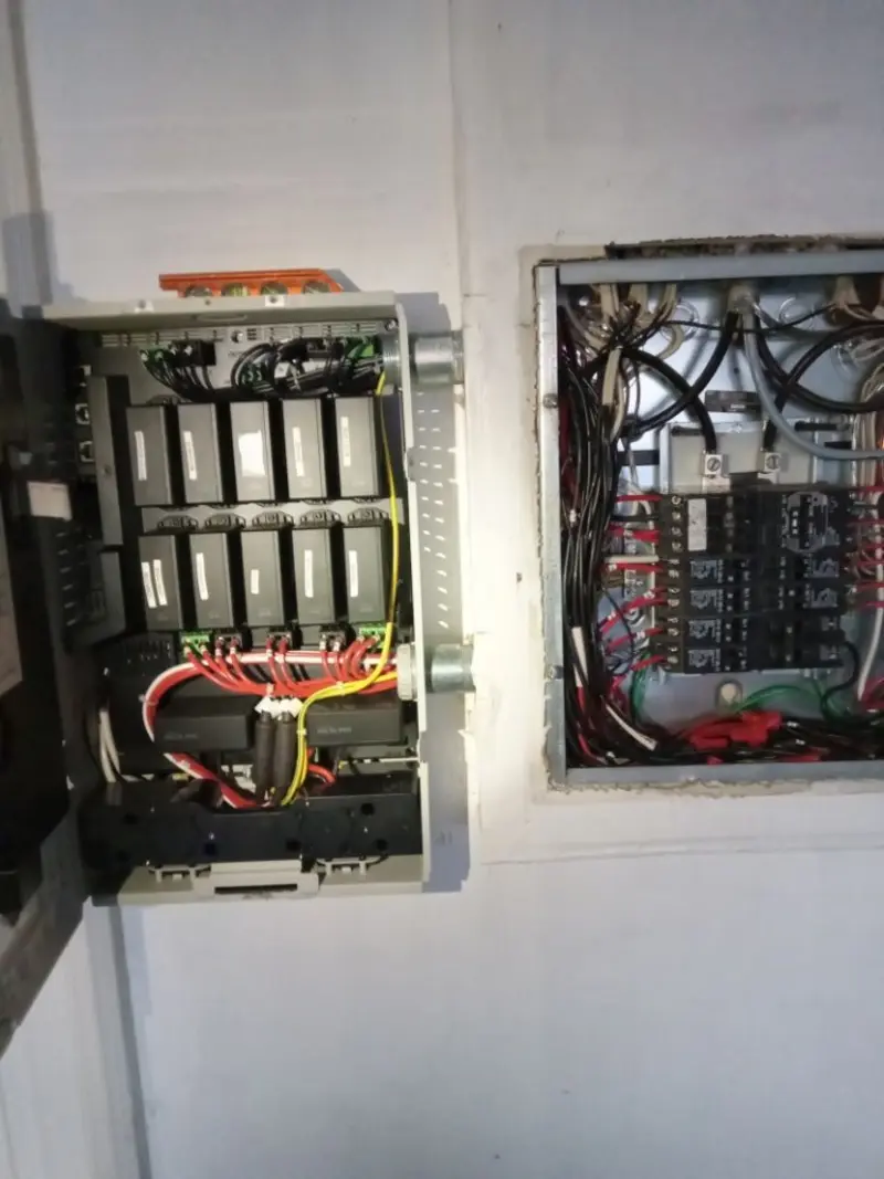Electrical panel upgrade completed for Commercial Electrician Services in Alton
